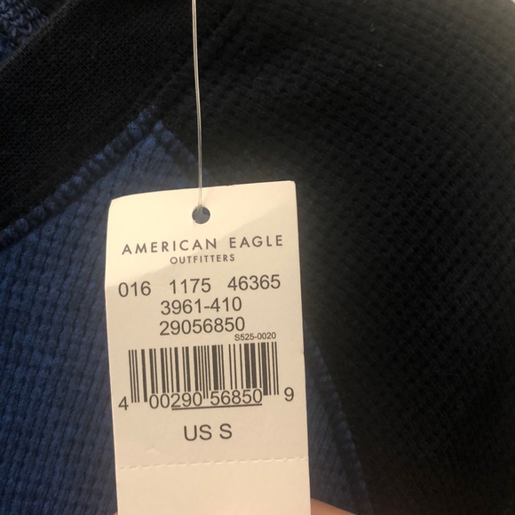 NWT American Eagle Men’s Long Sleeve Icon Shirt - Picture 4 of 6